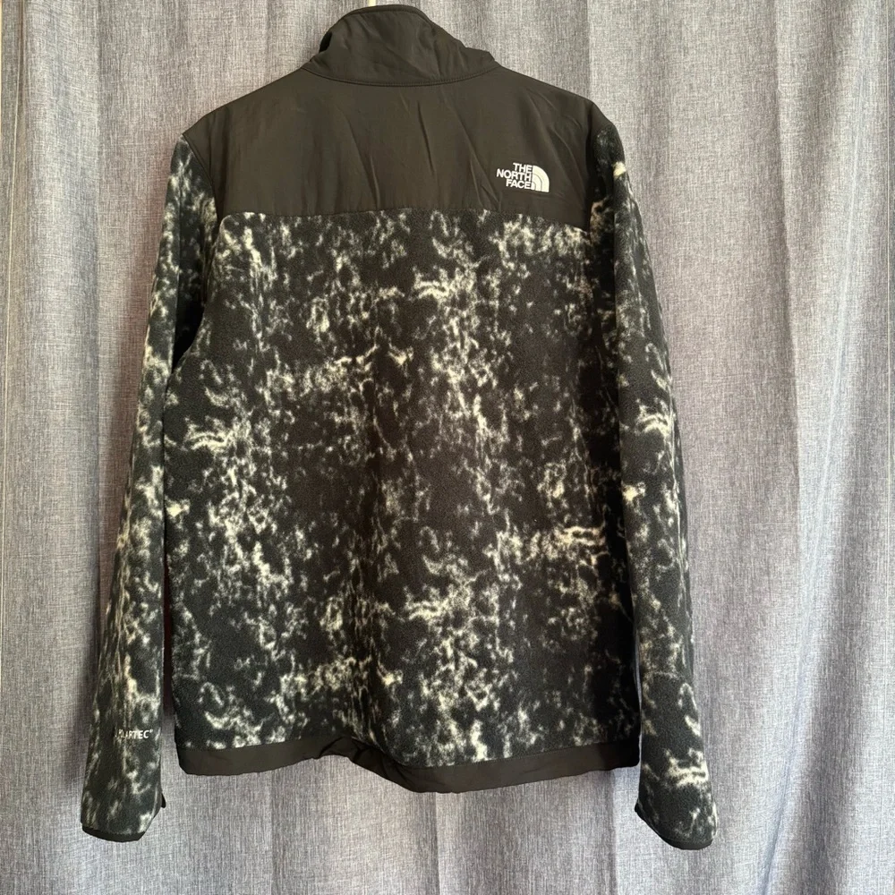 The North‎ Face TNF Black Nature Texture Print Denali Jacket Size M